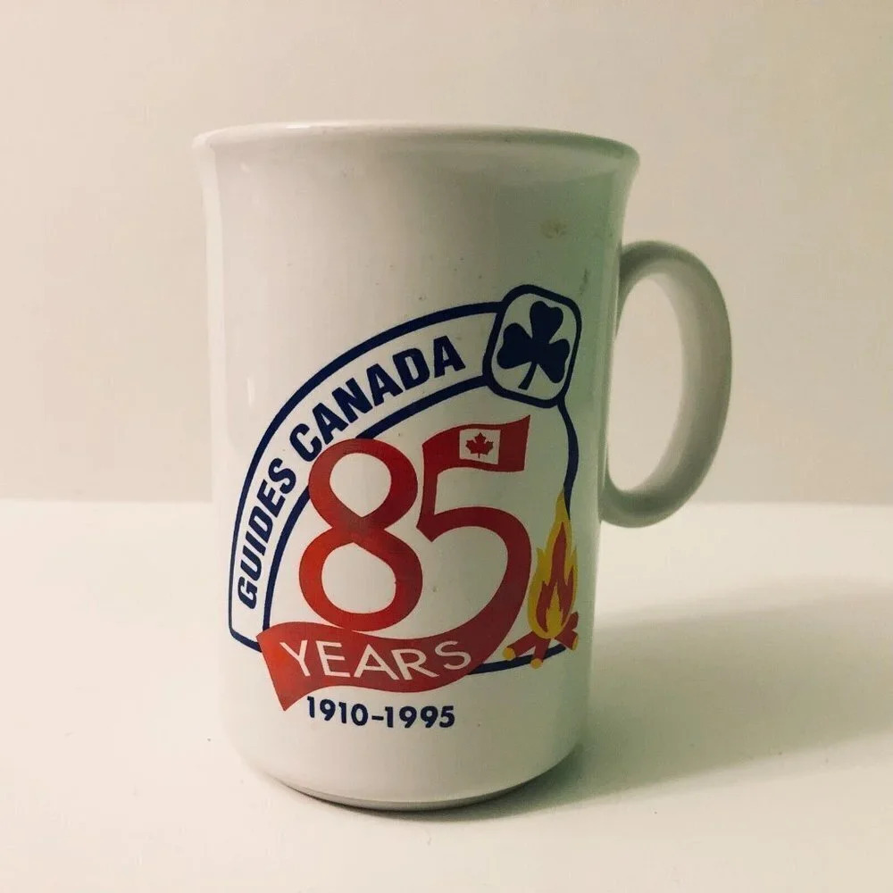 Vtg Girl Guides of Canada Mug Celebrating 85 Years Cup
